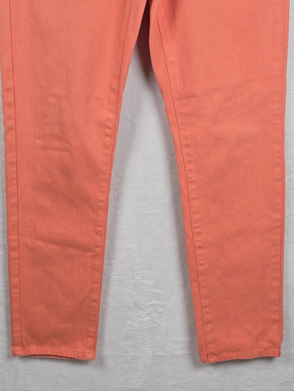 J.McLaughlin Orange Skinny Jeans Sz.6 Casual 5 Pocket Denim Cotton Pants - Picture 4 of 13
